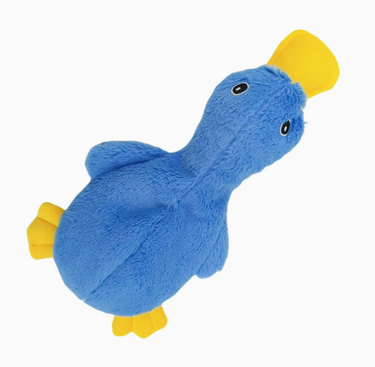 Cute Duck Plush Toy With Squeaker Dog Chew Toy