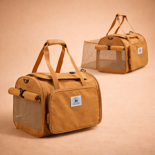 Expandable Large-Space Single Shoulder Handbag Travel Cat Carrier Bag