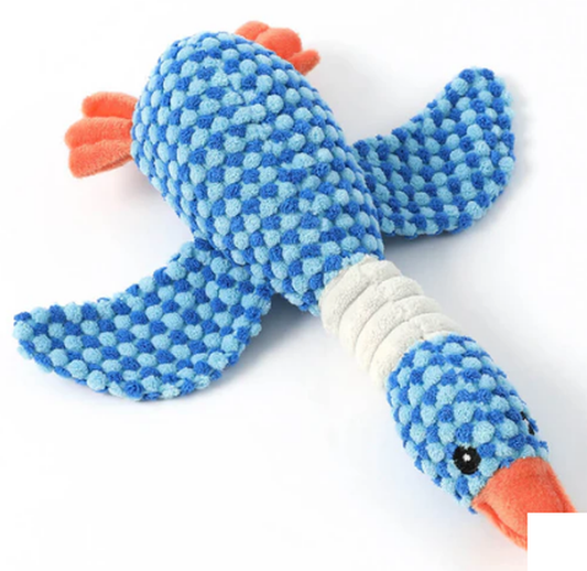 Dog Chew-Resistant Toy with Squeaker - Bird